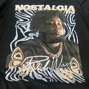 Rod Wave Nostalgia Tour Graphic TShirt Black Size M